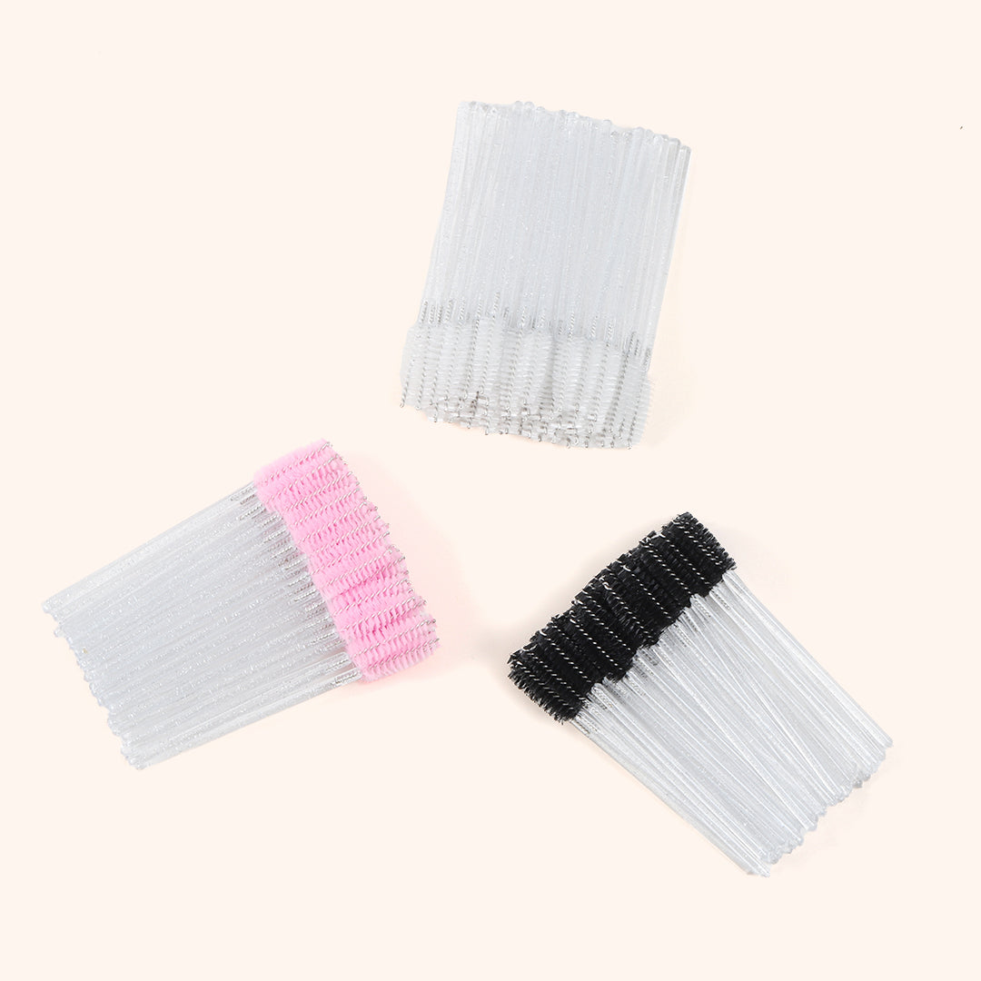 New Glitter Mascara Brush Eyelash 50pcs/Pack-kolybel