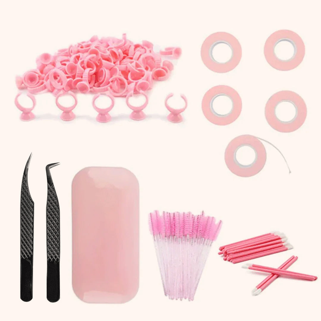 Pink Lash Accessories Kit-kolybel