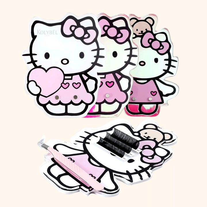 New Hello Kitty Tweezer Storage Grafting Pallet