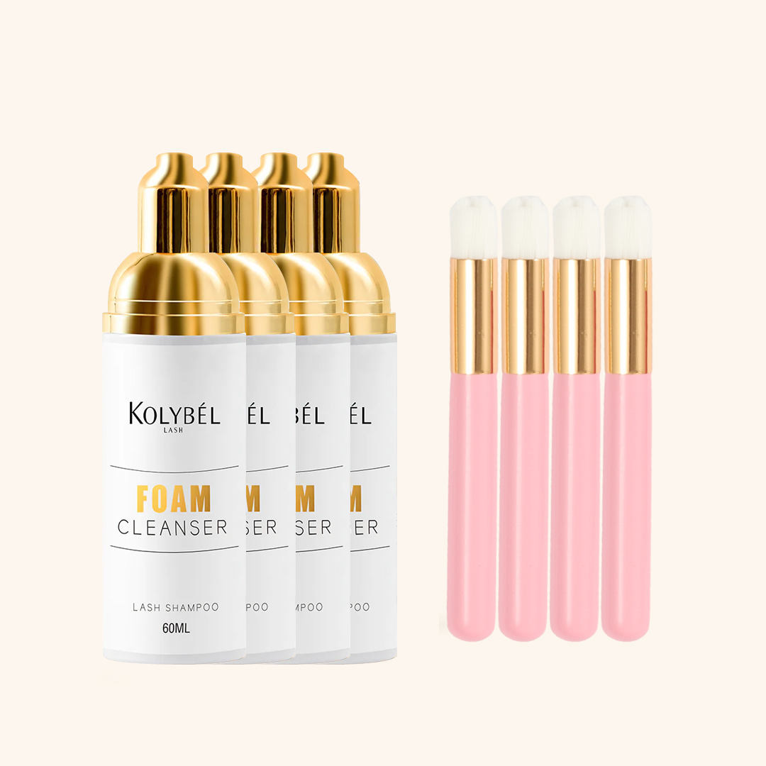 Lash Foaming Shampoo Cleanser Kit-kolybel