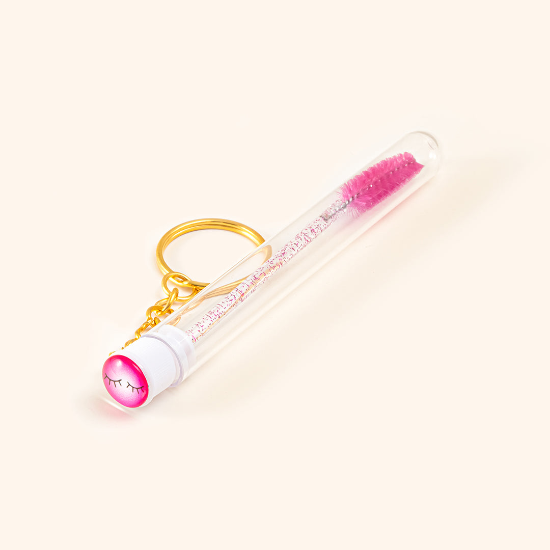 Smile Face Bottle Mascara Brush With Ring-kolybel