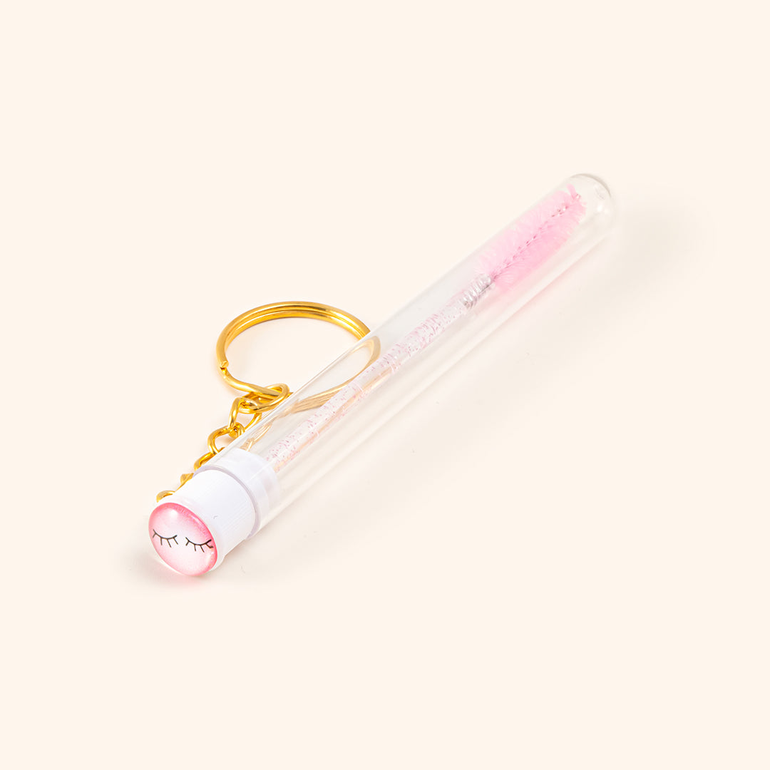 Smile Face Bottle Mascara Brush With Ring-kolybel