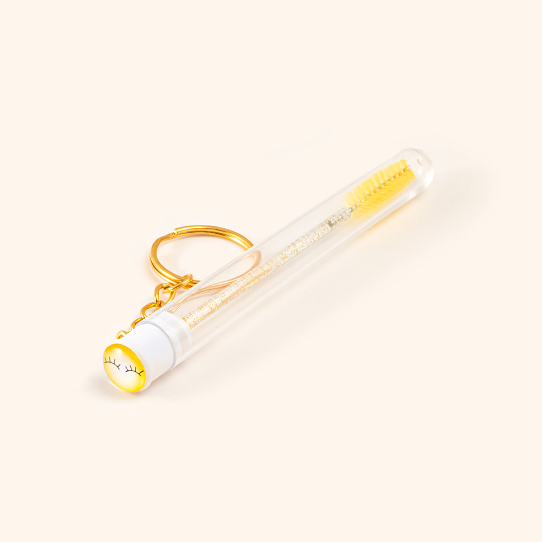 Smile Face Bottle Mascara Brush With Ring-kolybel