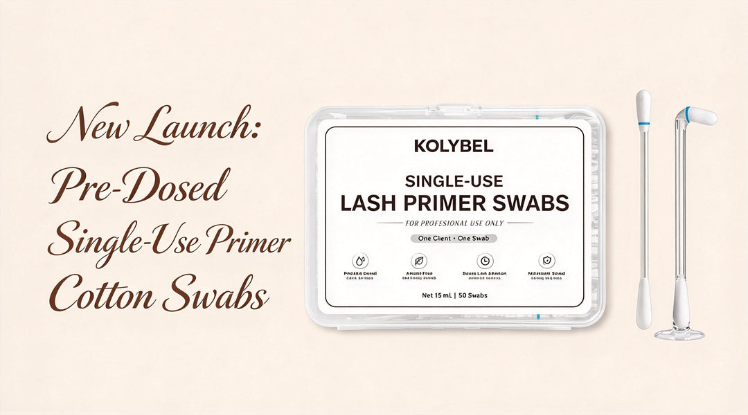 KOLYBEL-Meet our brand‑new single‑use lash primer cotton swabs. Alcohol‑free pre‑dosed design boosts retention, improves salon hygiene and cuts product waste for busy lash artists.