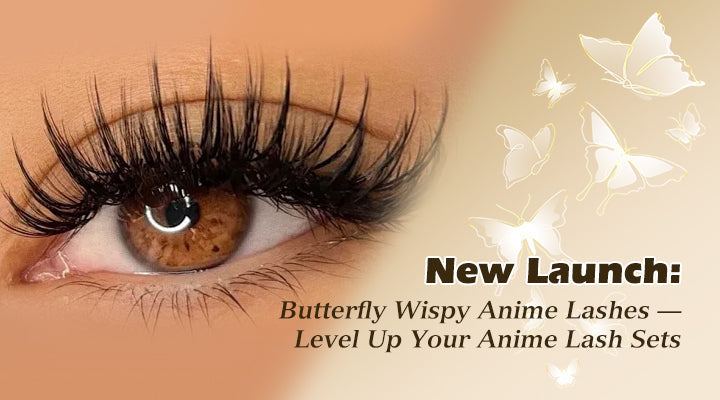 Just dropped our brand‑new Butterfly Wispy Anime Lashes 0.07mm 12‑row tray. Create dramatic fluttery butterfly‑wing anime lash looks for your clients.