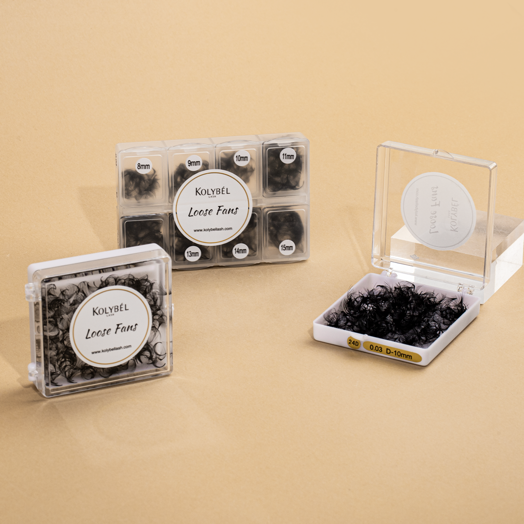 Pointy Base Premade Loose Fans