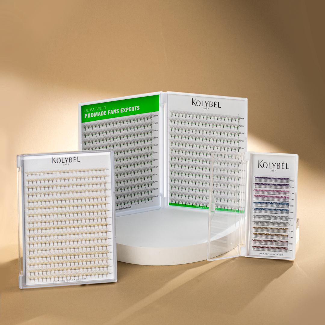 KOLYBEL PREMADE VOLUME FANS POINTY FANS 