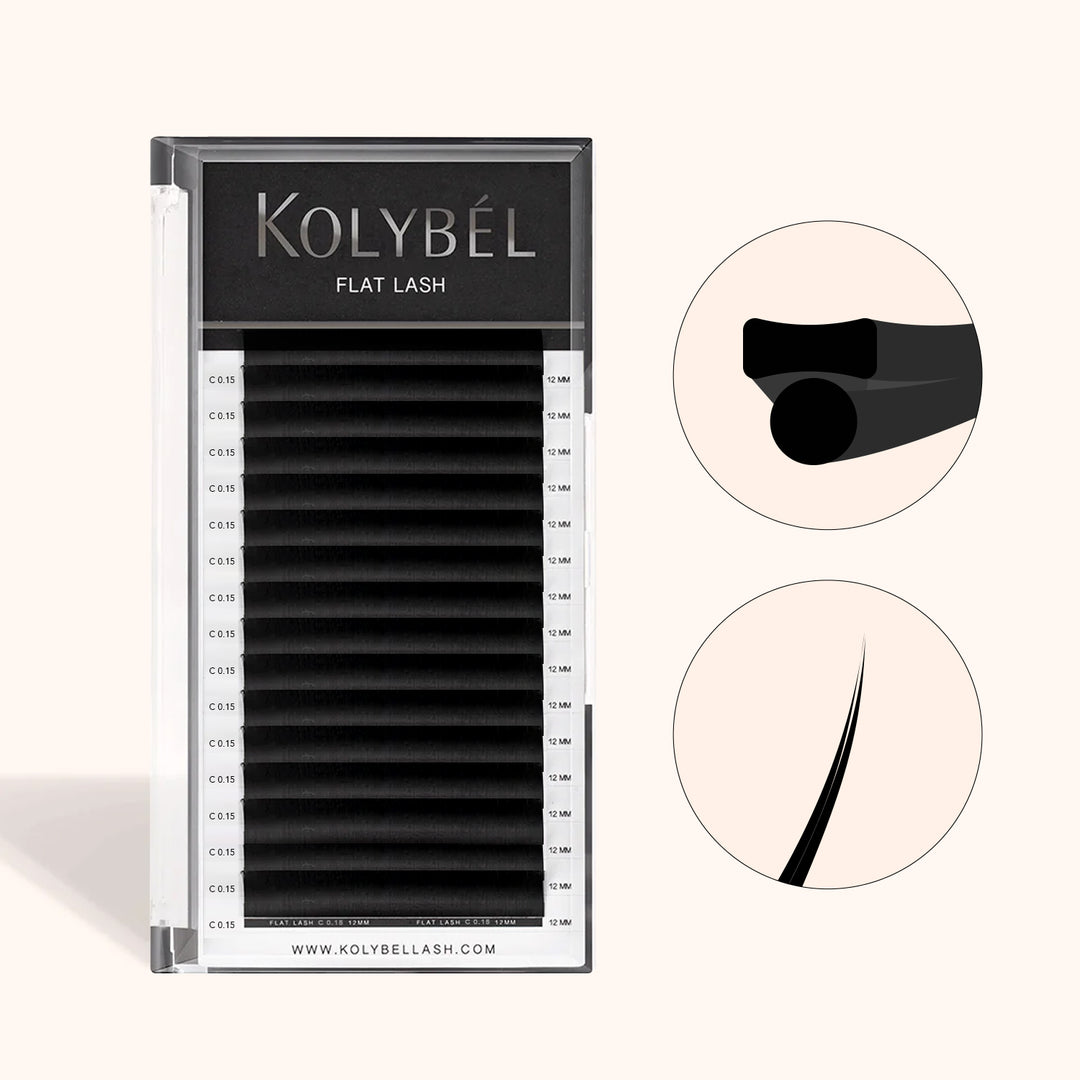 KOLYBEL LASH Ellipse Flat Lashes 0.15mm(16 Rows)