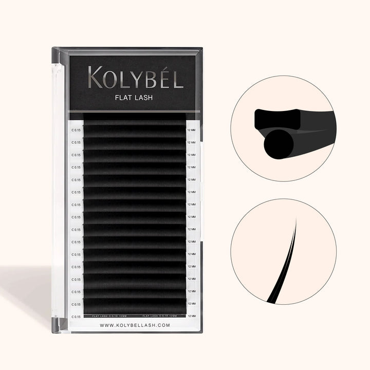 KOLYBEL LASH Ellipse Flat Lashes 0.15mm(16 Rows)