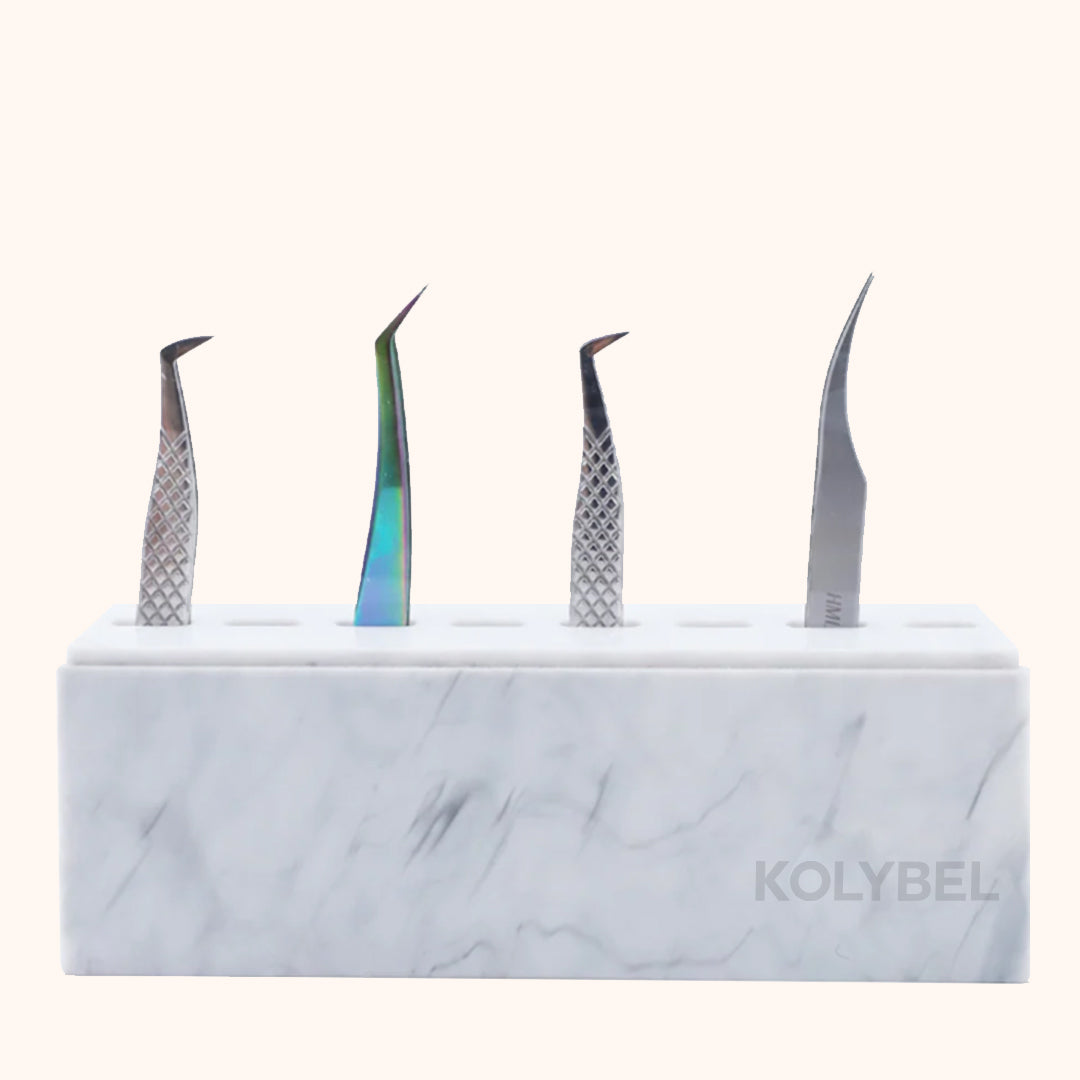 https://www.kolybellash.com › products › kolybel-marbled-tweezers-holder