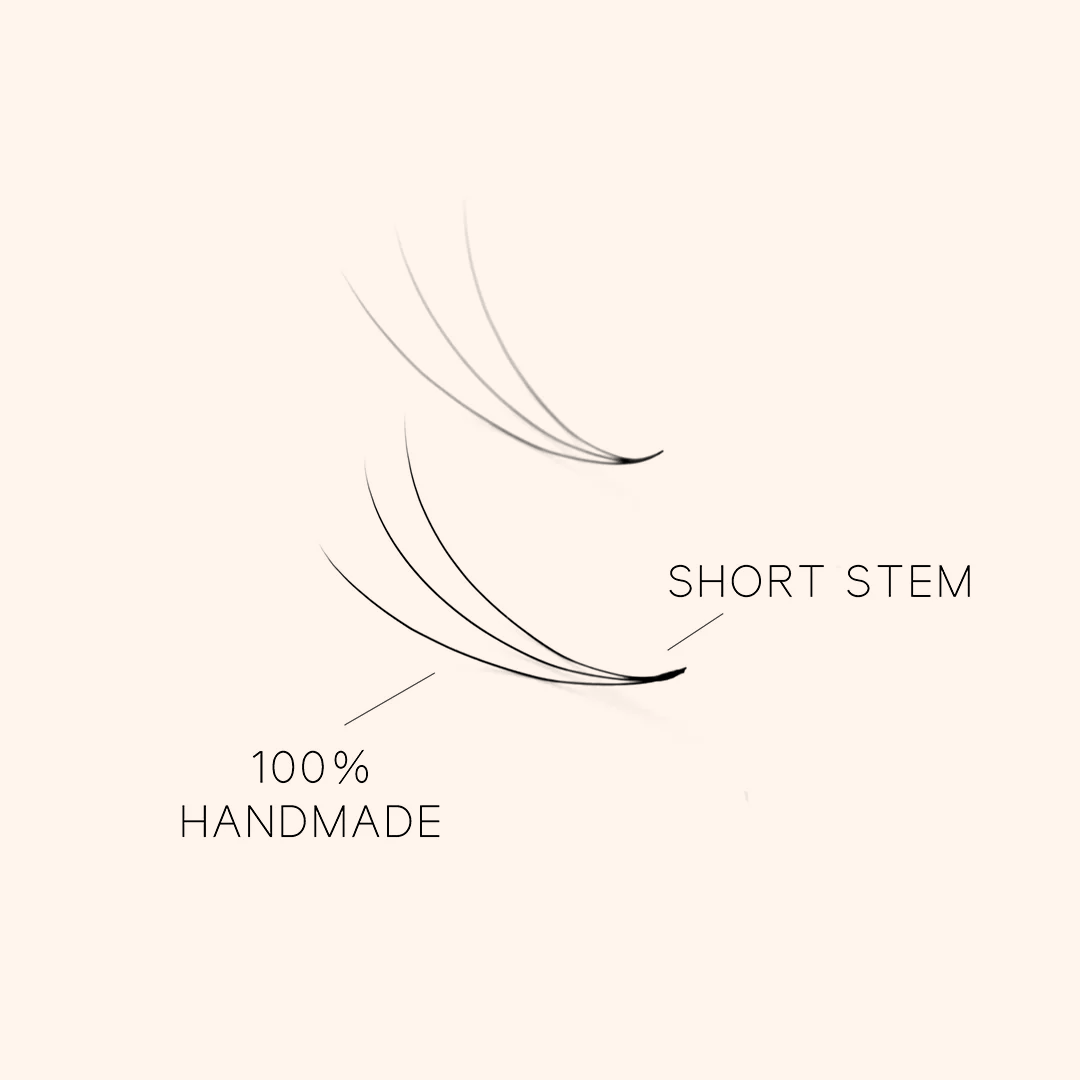3D Short Stem Premade Volume Fans