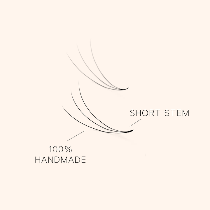 3D Short Stem Premade Volume Fans
