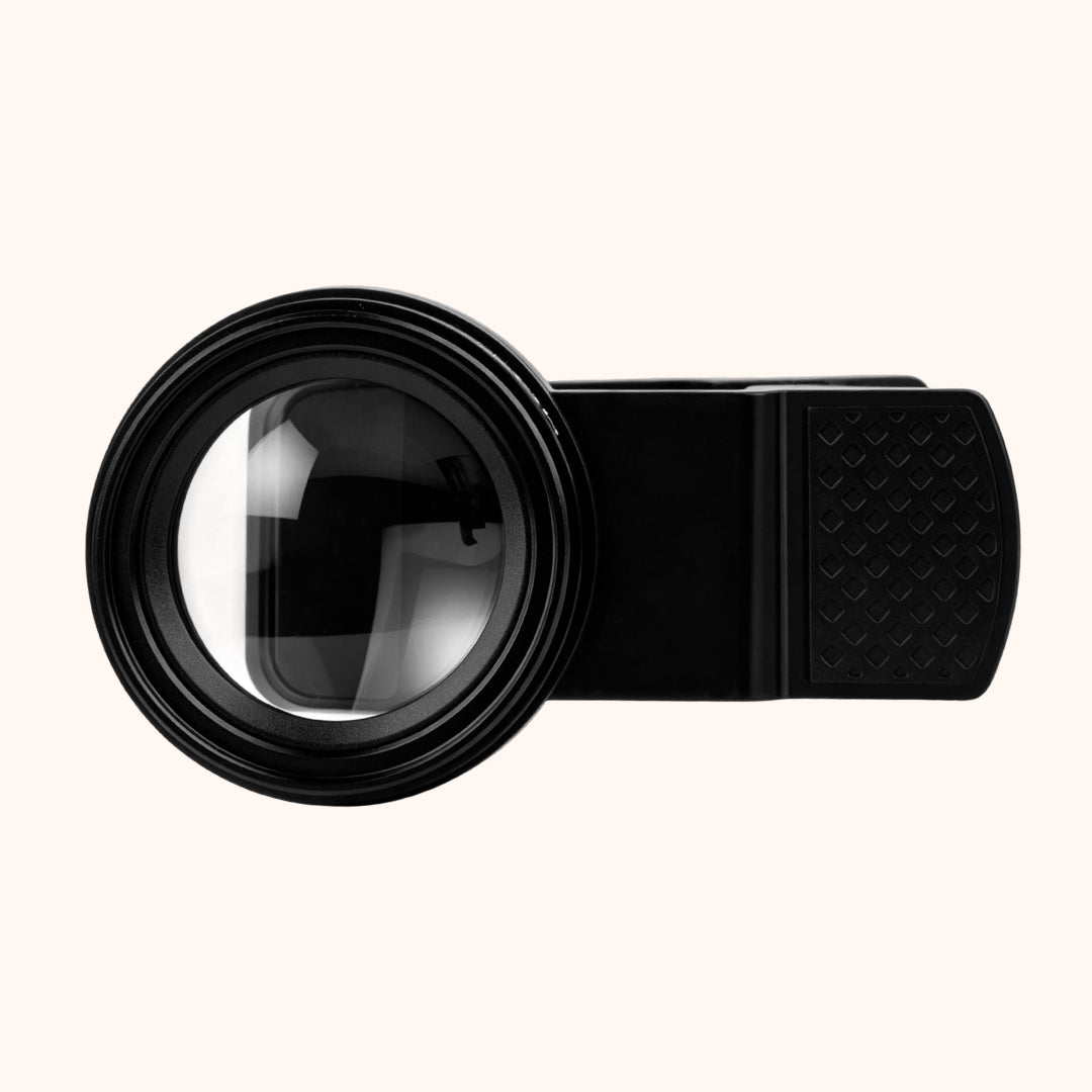 KOLYBEL HD Macro 2 In 1 Mobile Phone Lens Phone Macro Lens for Lashes; Eyelash Macro Clip‑on Phone Lens; Lash Artist Phone Camera Lens