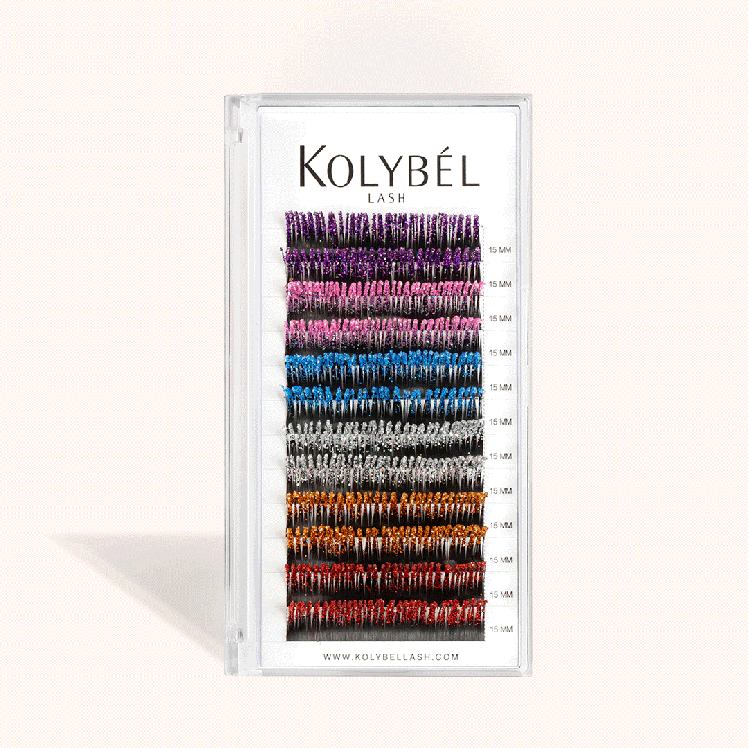 0.07MM Wispy Glitter Eyelash Extensions