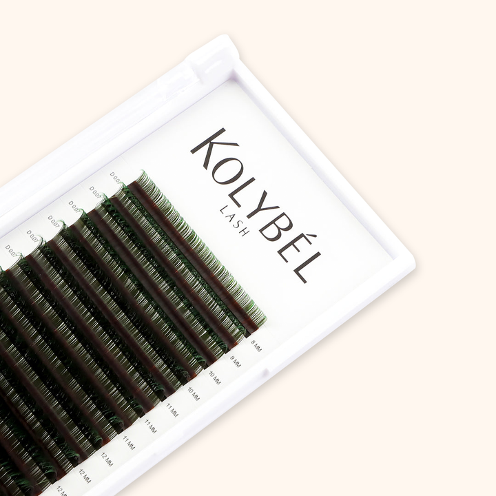 Farbverlauf Bunte Wimpernverlängerung Ombre Lashes 0.07mm(16 Reihen)