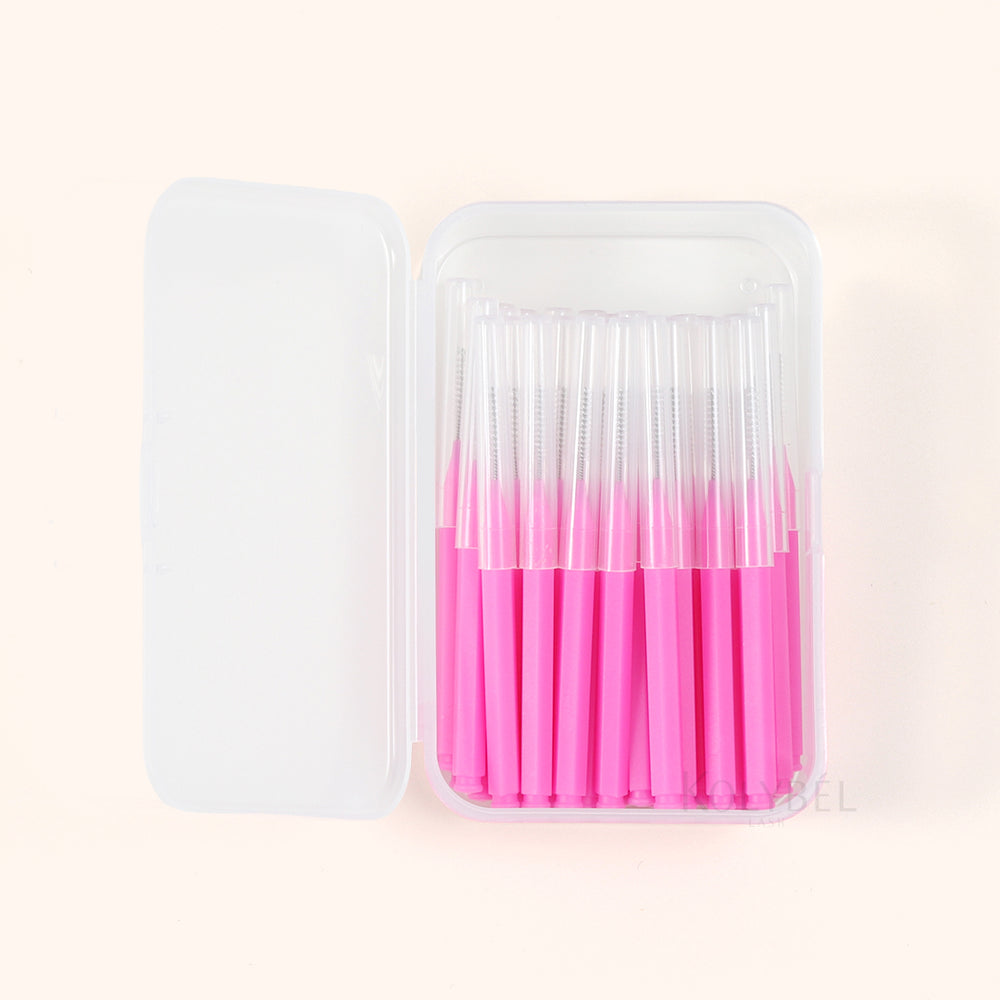 Brow Comb Brush for Brow Lamination (40Pcs)-kolybel