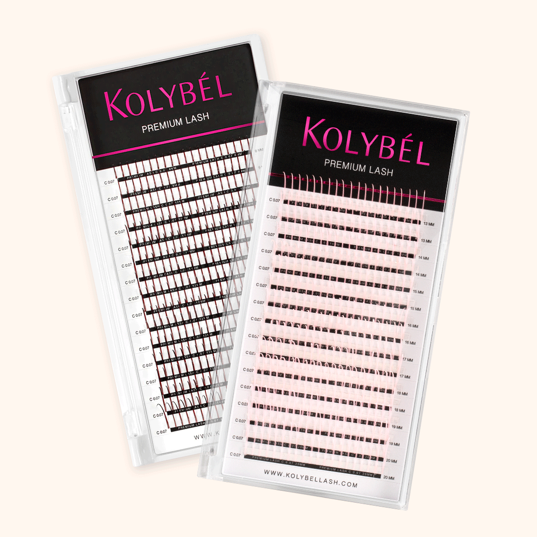 0.07MM Premade Spikes Colored Eyelash Extensions