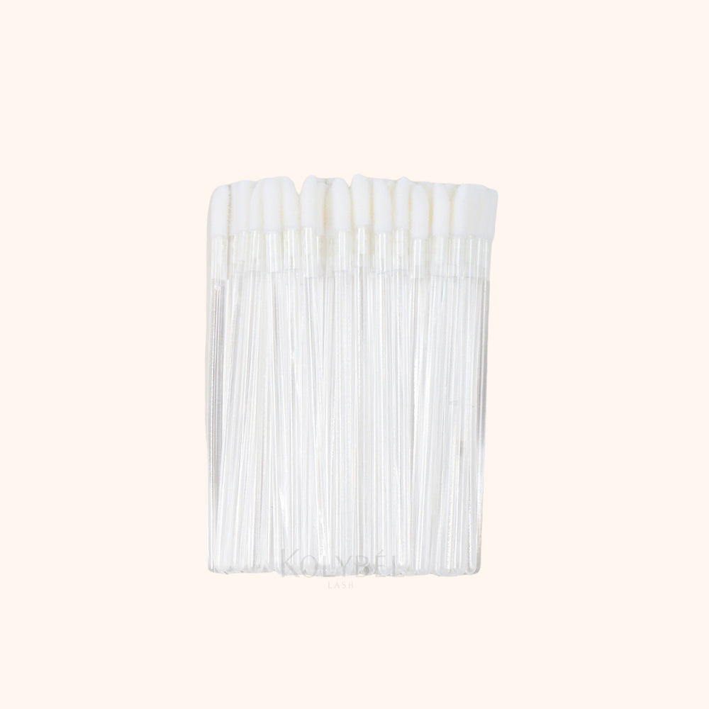 50 Pieces Transparent Lip Brush - Kolybel