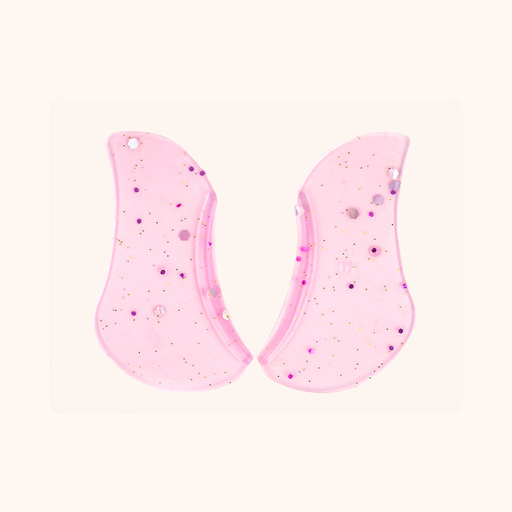 Soft reusable silicone lower lash lift pads. Hypoallergenic no-adhesive anatomical shields, flexible underlash pads for professional lash perm services.