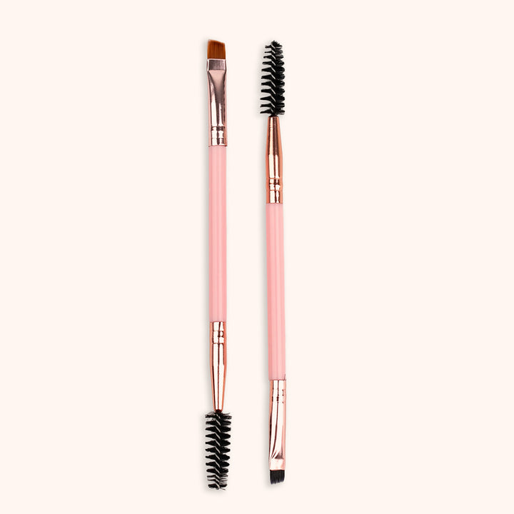 KOLYBEL Dual-Ended 2-in-1 Lash & Brow Brush . Dual-Ended, 2-in-1 Versatility This brush features two functional ends. 