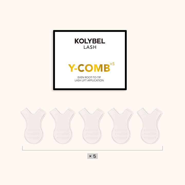 KOLYBEL Korean Lash Lift Kit - Professional 5-Step Perm Set with Glue, Perm Lotion, Lifting Pads & Y-Combs