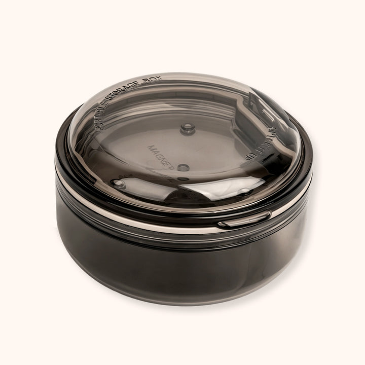 2-in-1 lash lift shield storage and cleaning case. Durable sealed design for soaking, disinfecting and storing lash perm pads, ideal for professional lash salons.
