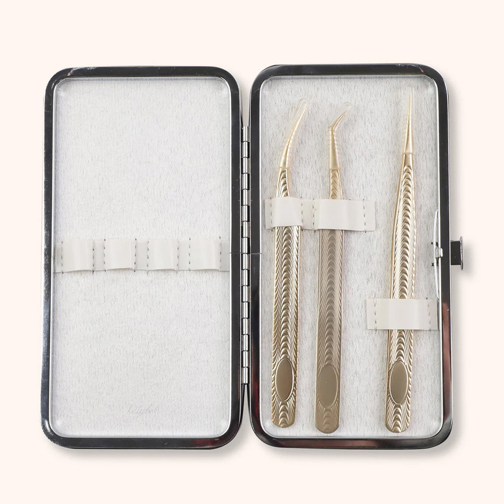 Retro Gold Tweezers Kit-kolybel