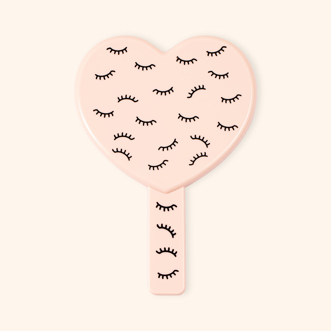 Miroir en forme de cœur pour extensions des cils