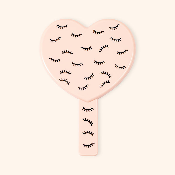 Miroir en forme de cœur pour extensions des cils