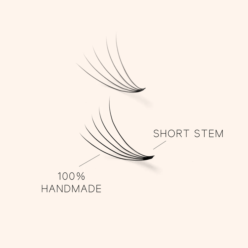 5D Short Stem Premade Volume Fans