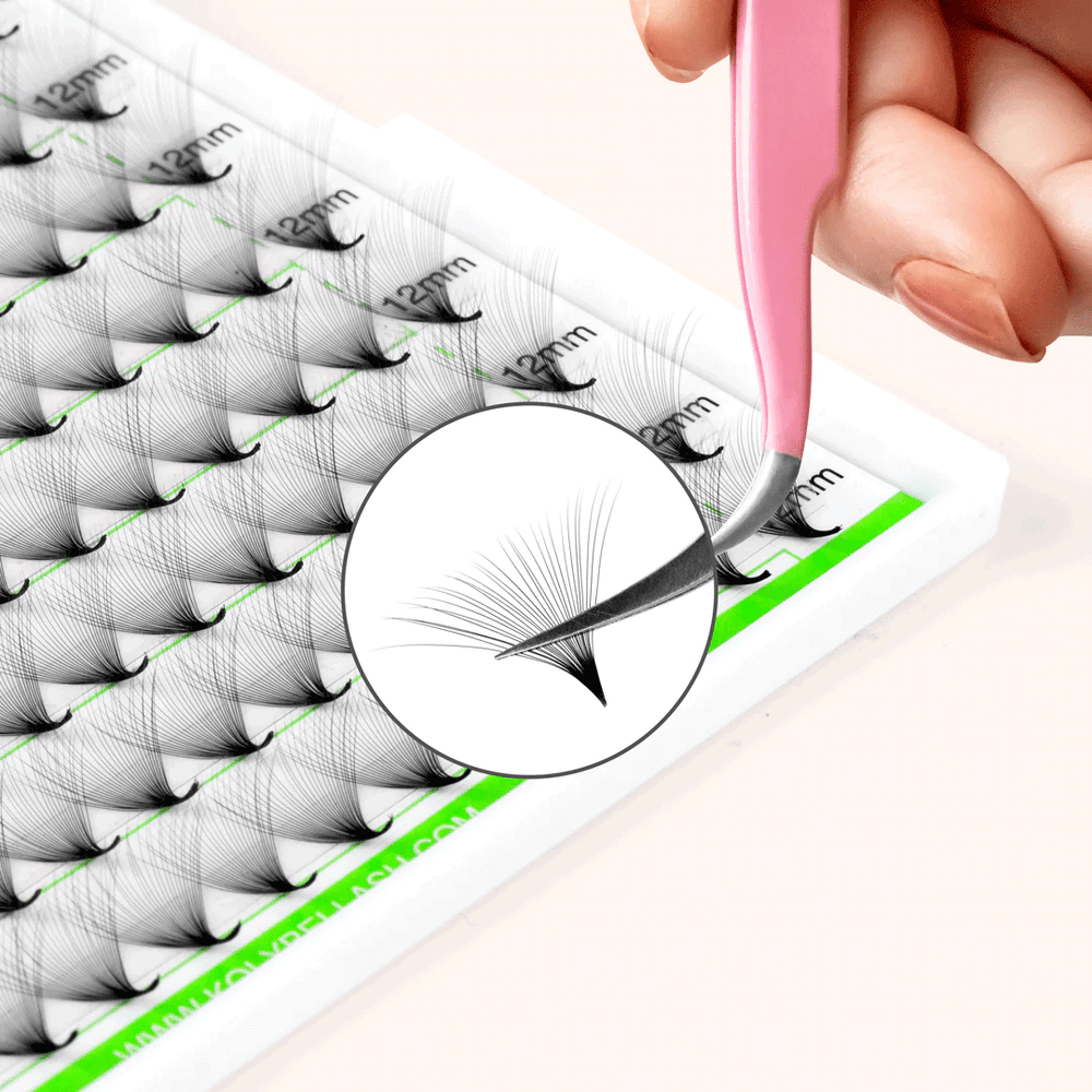 KOLYBEL 30D Promade Pointy Base Volume Lash Fans