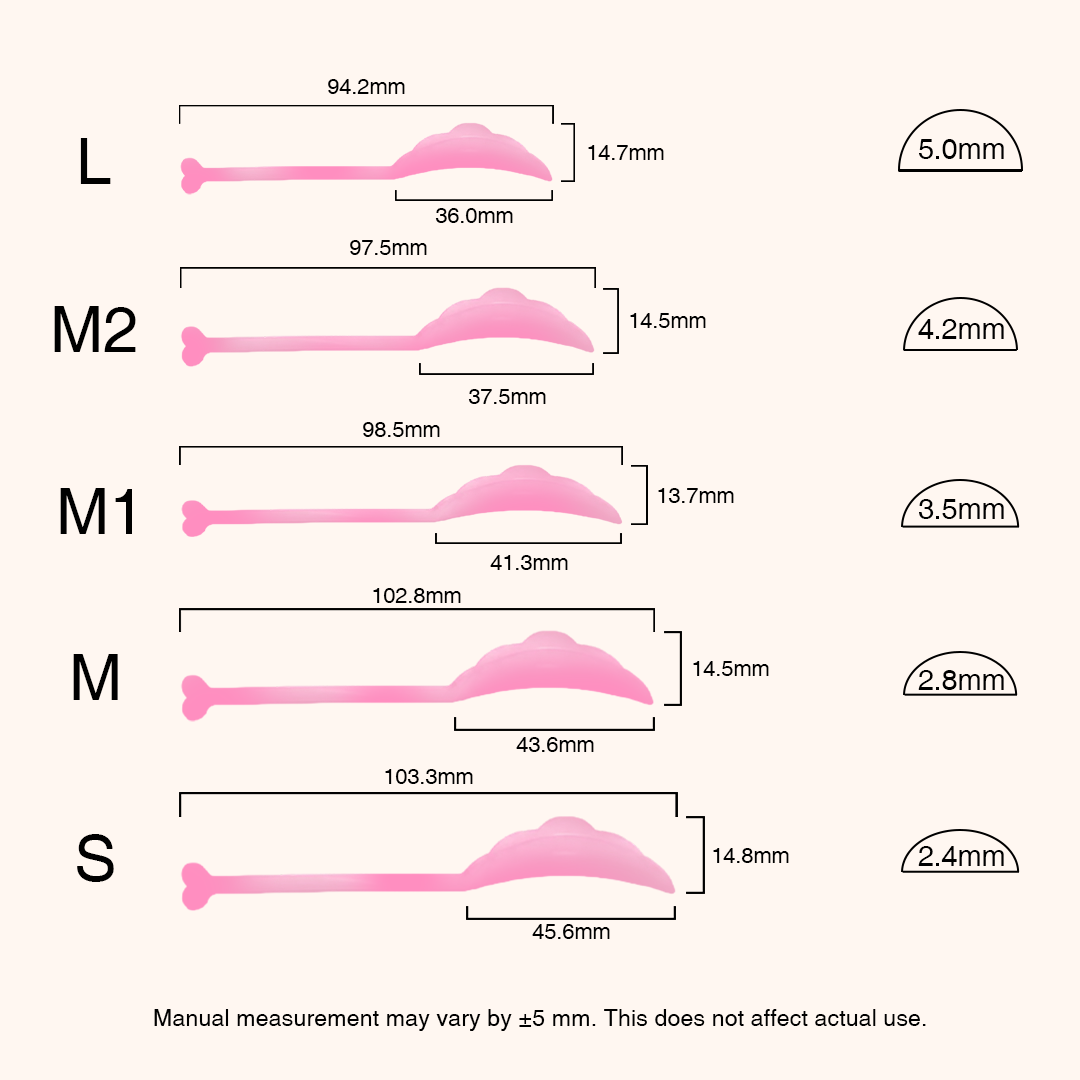 KOLYBEL 2-in-1 curvature compensator lash lift pads made of medical-grade reusable silicone. Non-slip, easy-clean lash shields save salon time, deliver even lifts for professional lash lifts & perms. 100% vegan & cruelty-free.