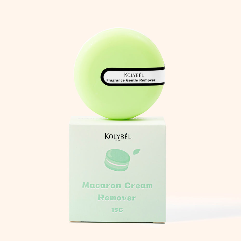 Macaron Eyelash Extension Cream Remover(15g)-kolybel