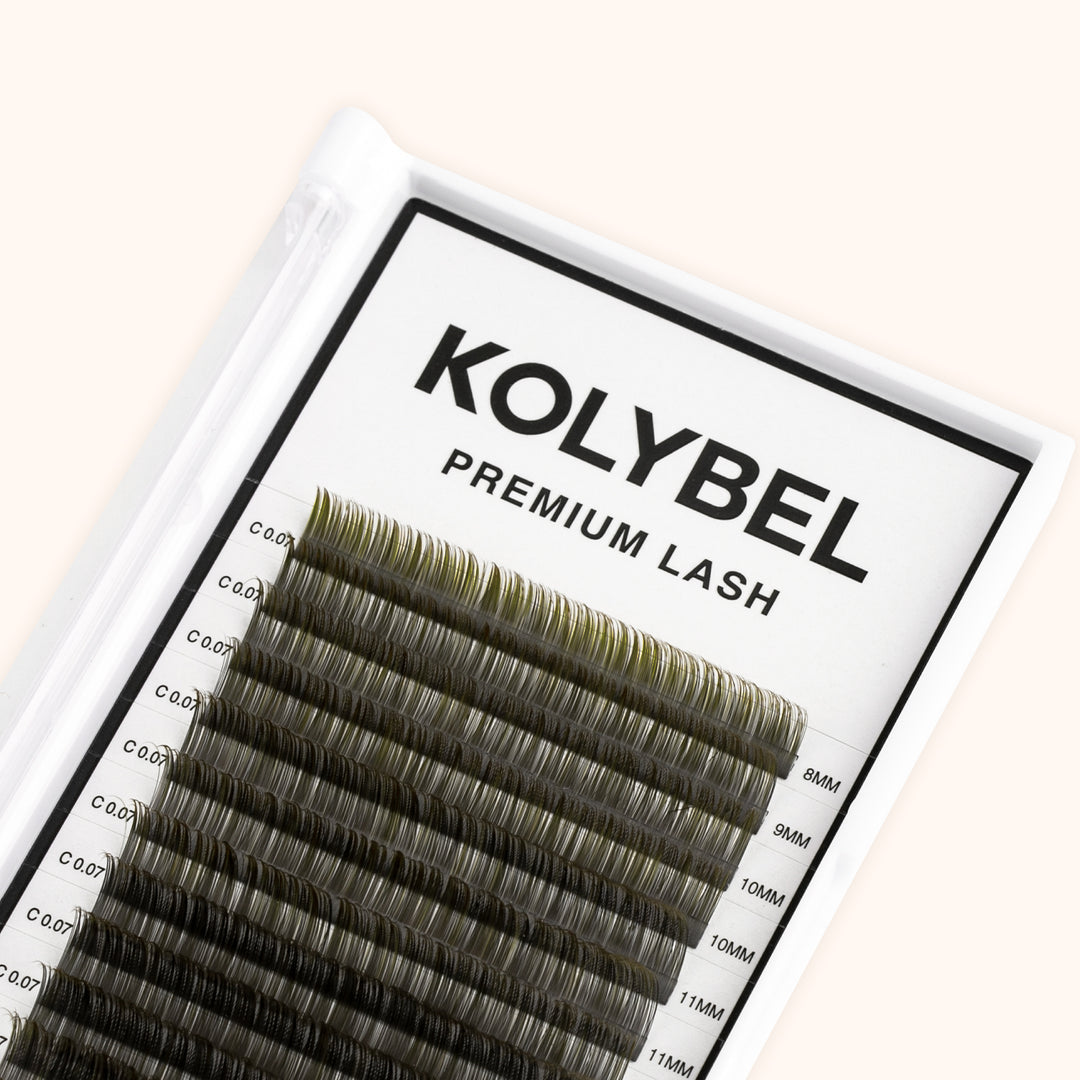 Gradient Colorful Lash Extensions Ombre Lashes 0.07mm(16 Rows)
