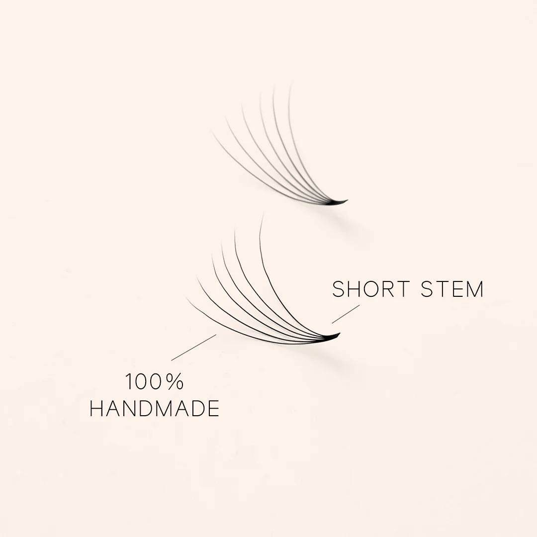 6D Short Stem Premade Volume Fans