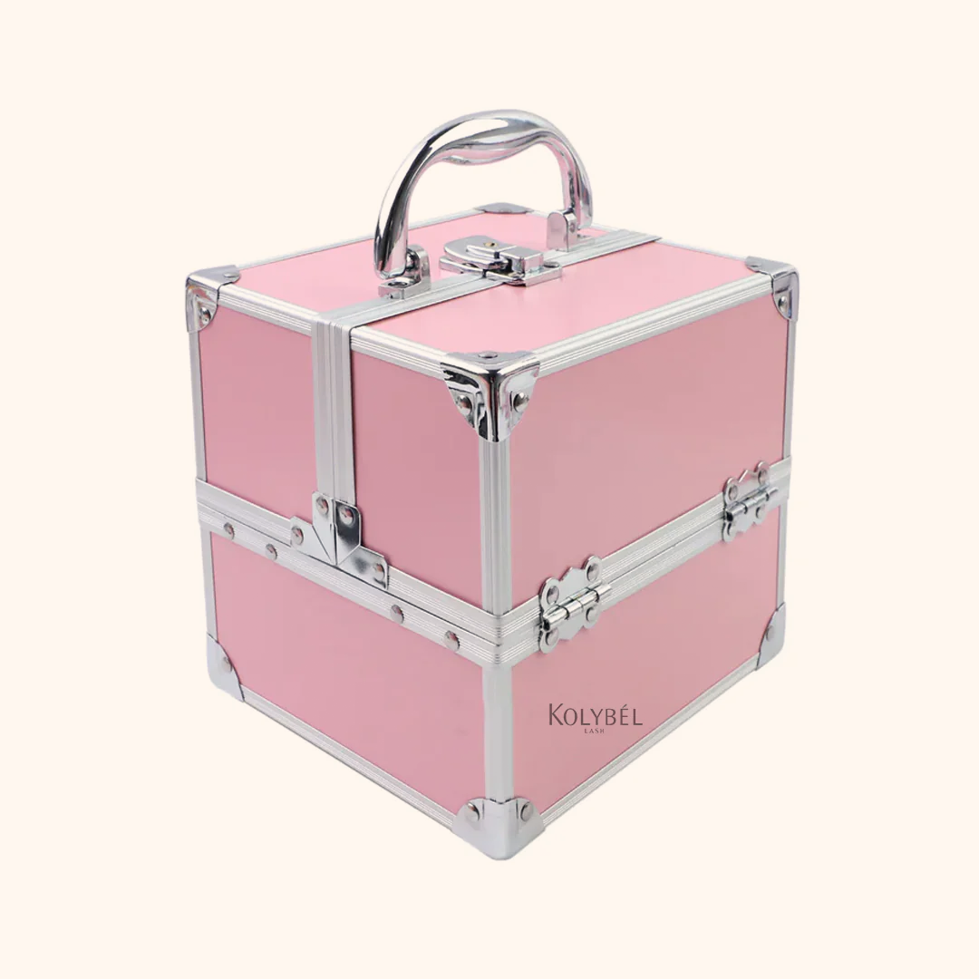 Deluxe Pink Eyelash Kit SuitCase-kolybel