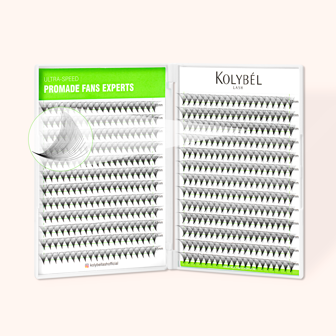 40D Promade Pointy Base Volume Lash Fans(350 Fans)