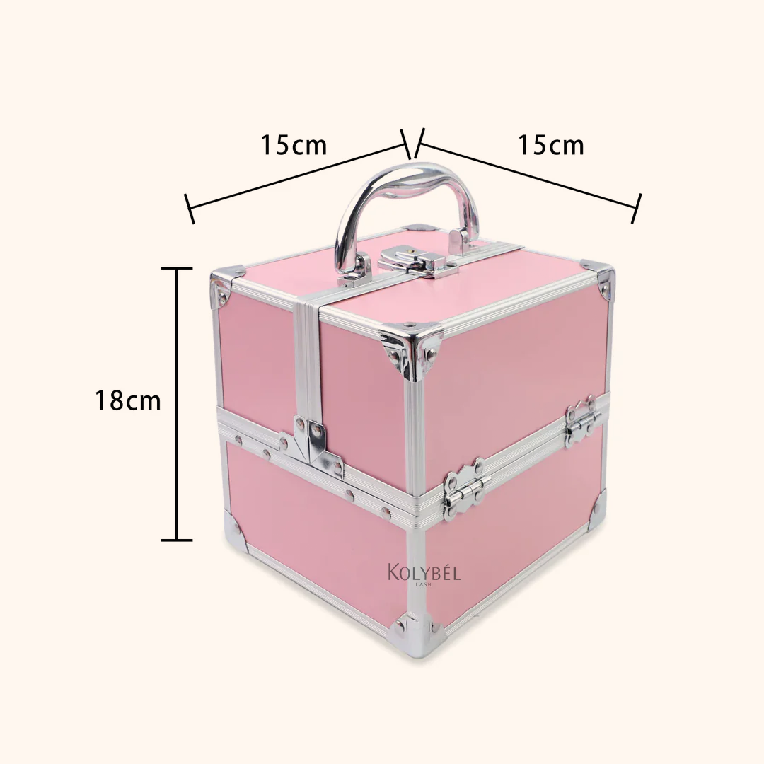 Deluxe Pink Eyelash Kit SuitCase-kolybel