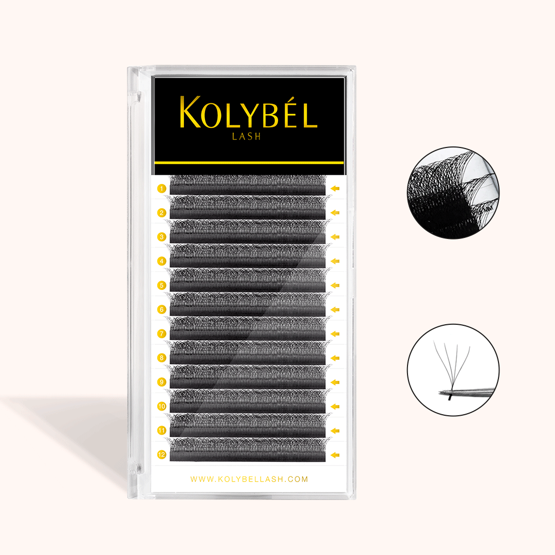 https://www.kolybellash.com › products › w-style-4d-premade-volume-fan-lashes-12-rows