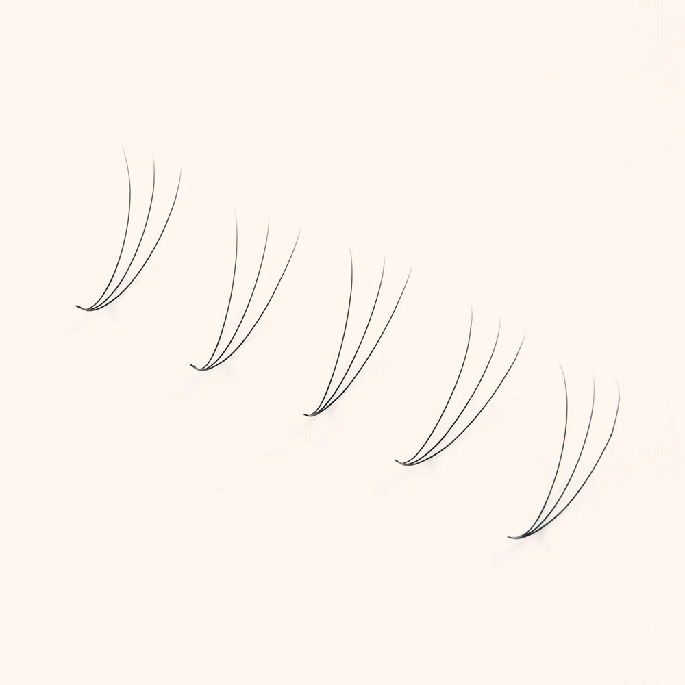 3D Long Stem Premade Volume Fans
