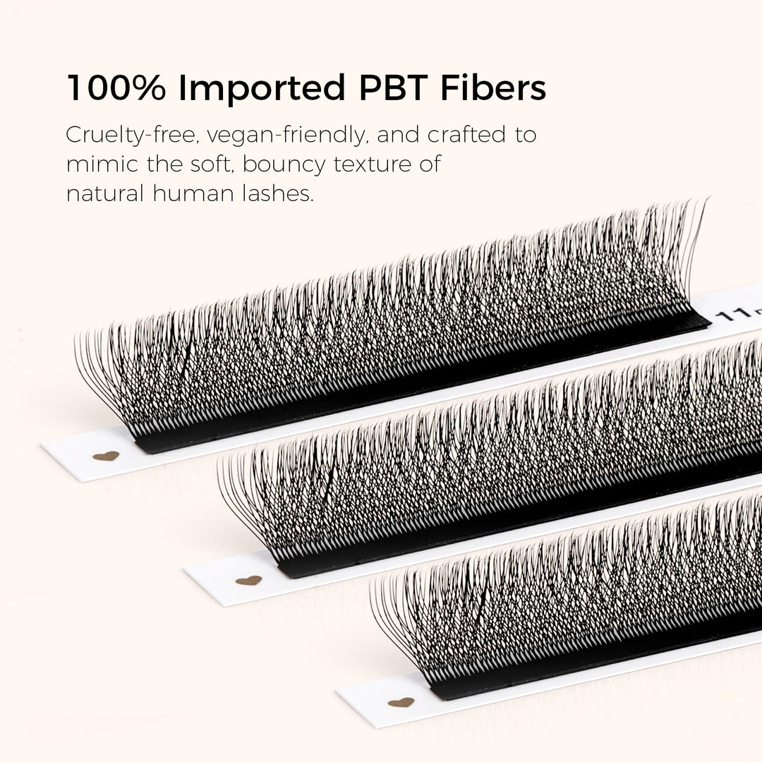 KOLYBEL YY Premade Volume Fans UYY Premade Volume Fans W SHAPED Premade Volume Fans U -SHAPED W Premade Volume Fans YY LASHES UY LASHES W LASHES UW LASHES