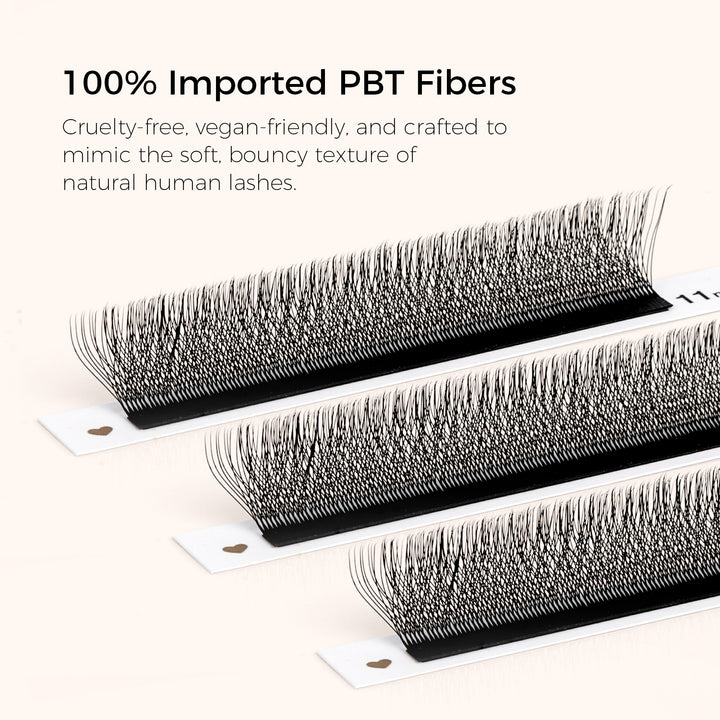 KOLYBEL YY Premade Volume Fans UYY Premade Volume Fans W SHAPED Premade Volume Fans U -SHAPED W Premade Volume Fans YY LASHES UY LASHES W LASHES UW LASHES
