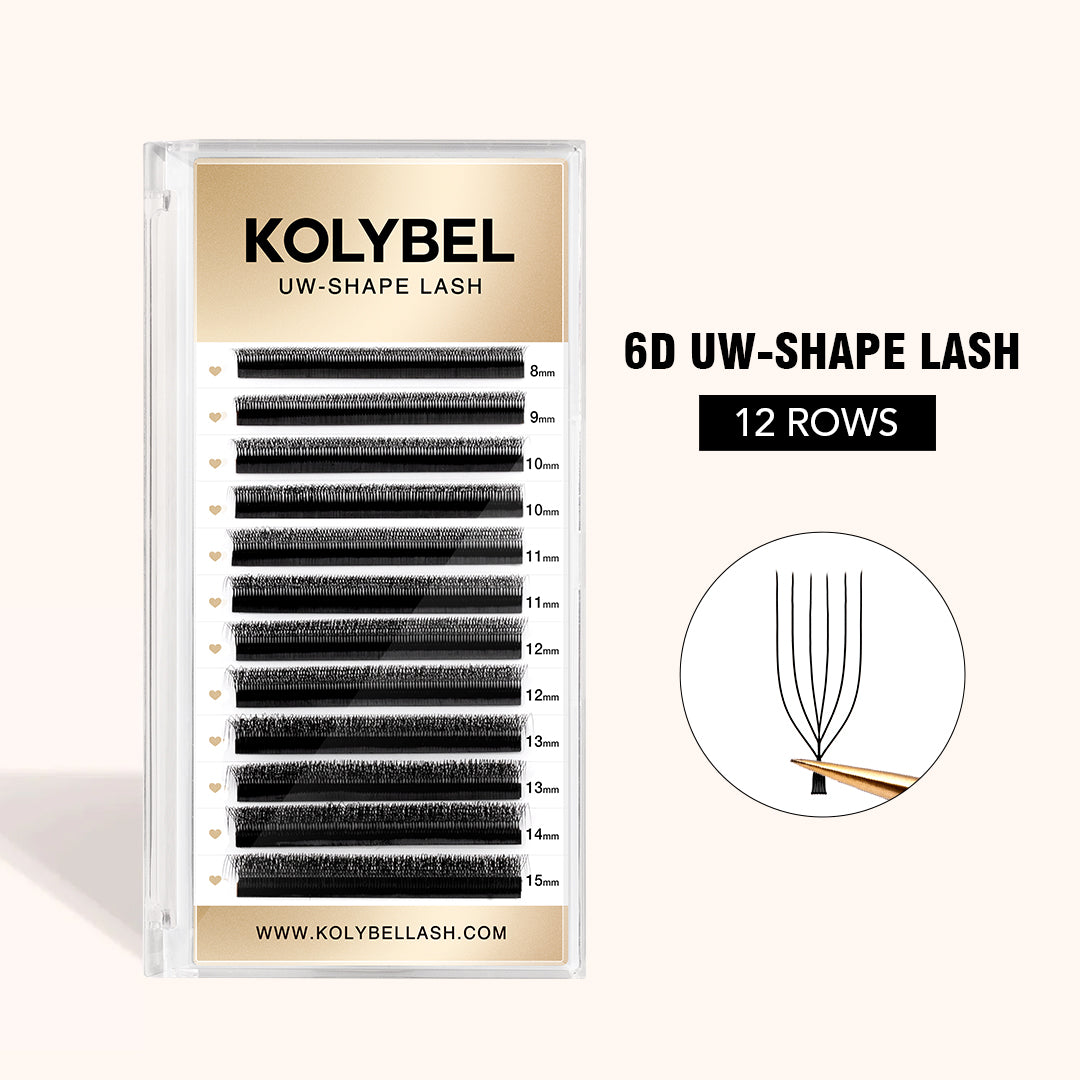 KOLYBEL LASH U-Shape W / U-W 6D Lashes