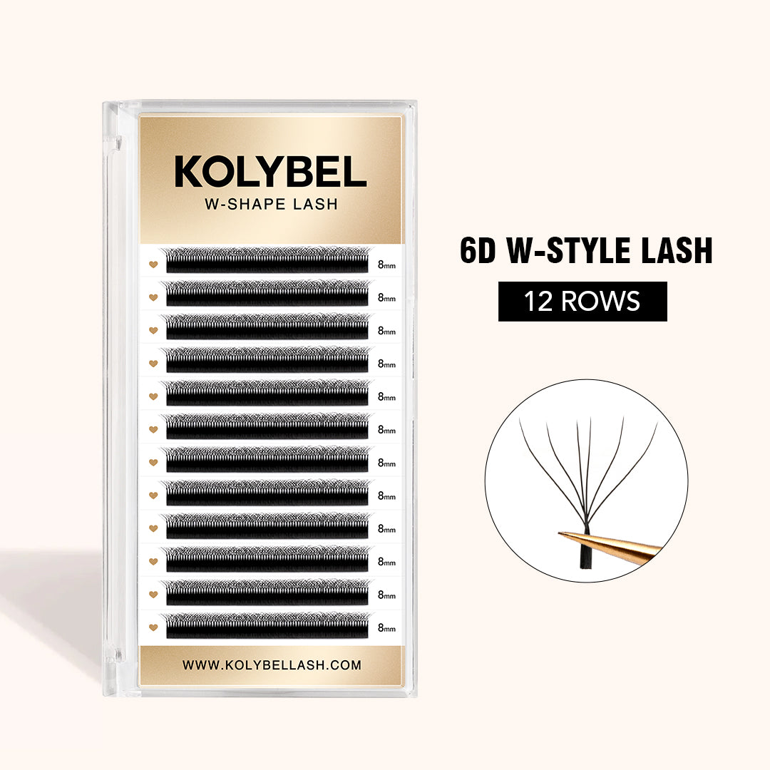 KOLYBEL W Style 6D Premade Volume Fan Lashes