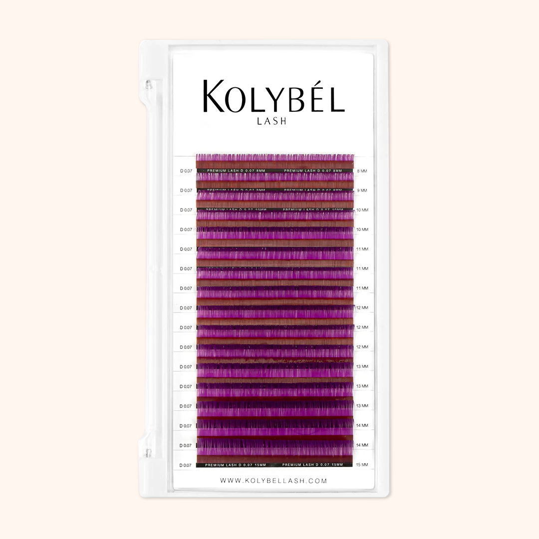 0.07MM Premium Lashes Colored Volume Eyelash Extensions