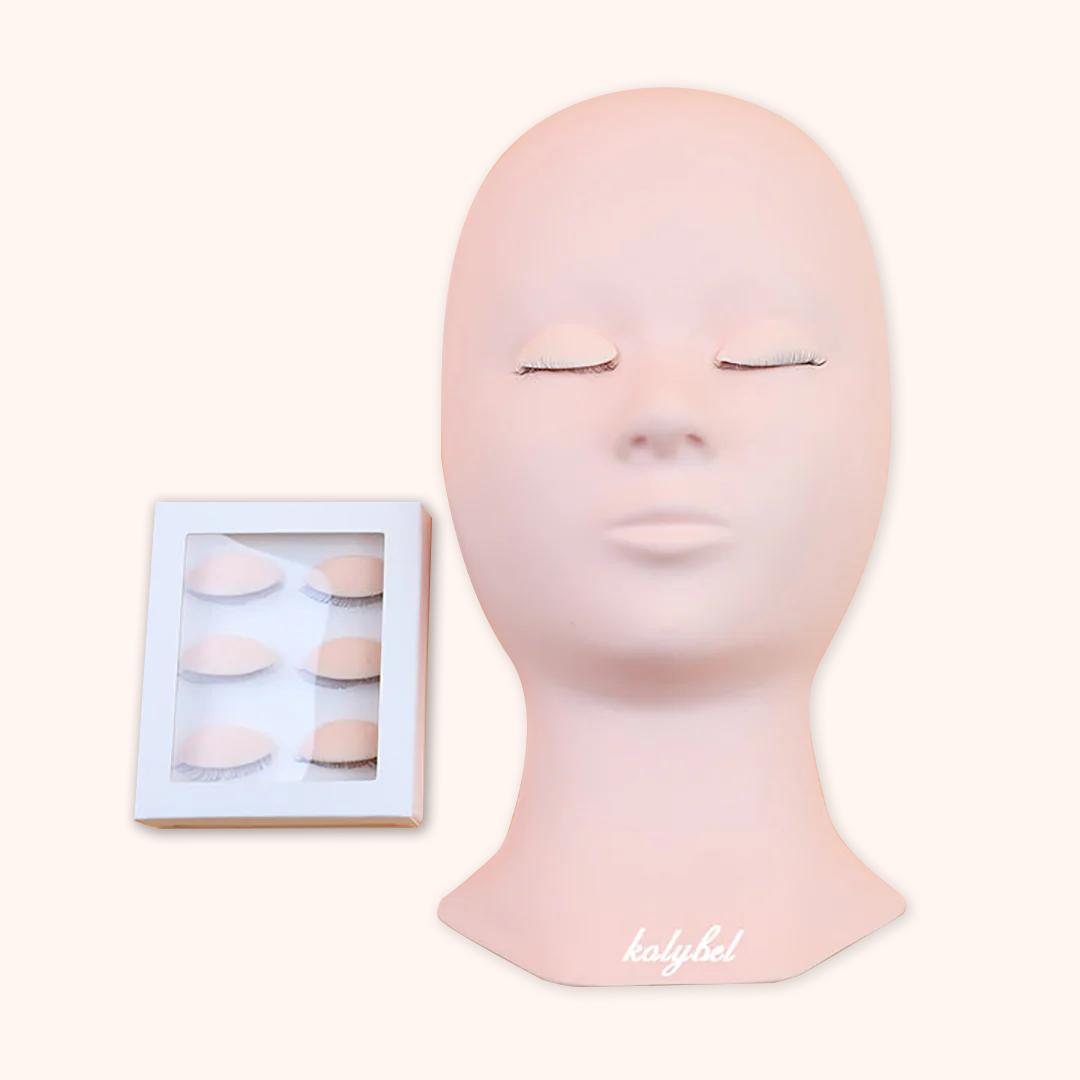 Kolybel Training Mannequin Head With 6 pcs Eyelids For Kolybel-kolybel