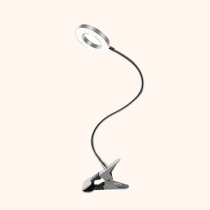 LED Round Clamp Light for Eyelash Extensions-kolybel