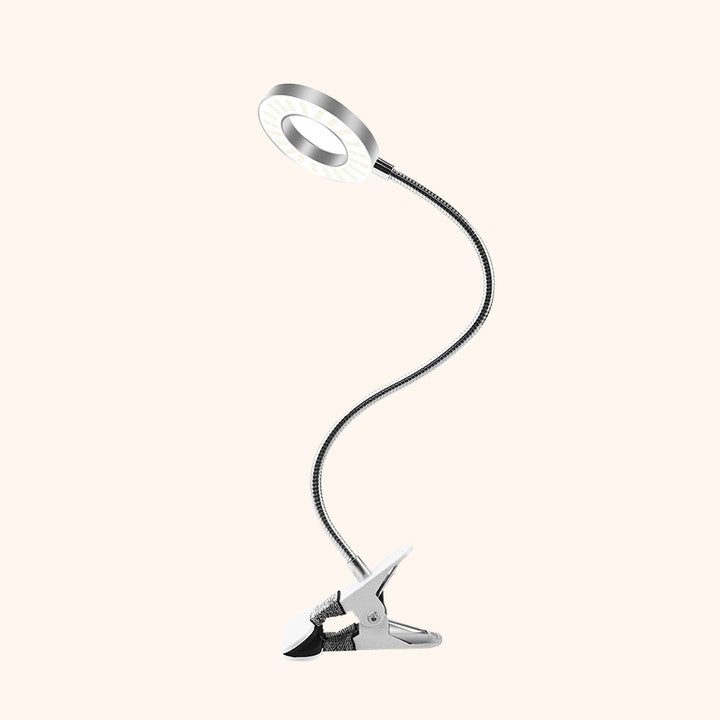 LED Round Clamp Light for Eyelash Extensions-kolybel