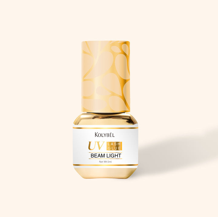 【For UV Beam Light Only】 Transparent UV Lash Adhesive Eyelash Extension Glue (5ml)-kolybel