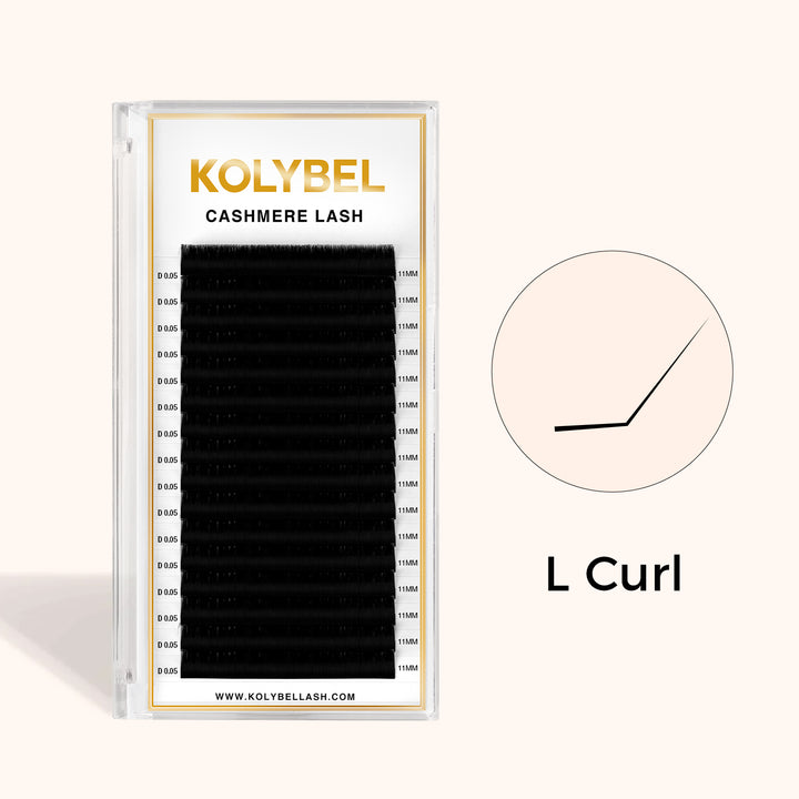 Cashmere Lash Extensions L Curl (16Rows)